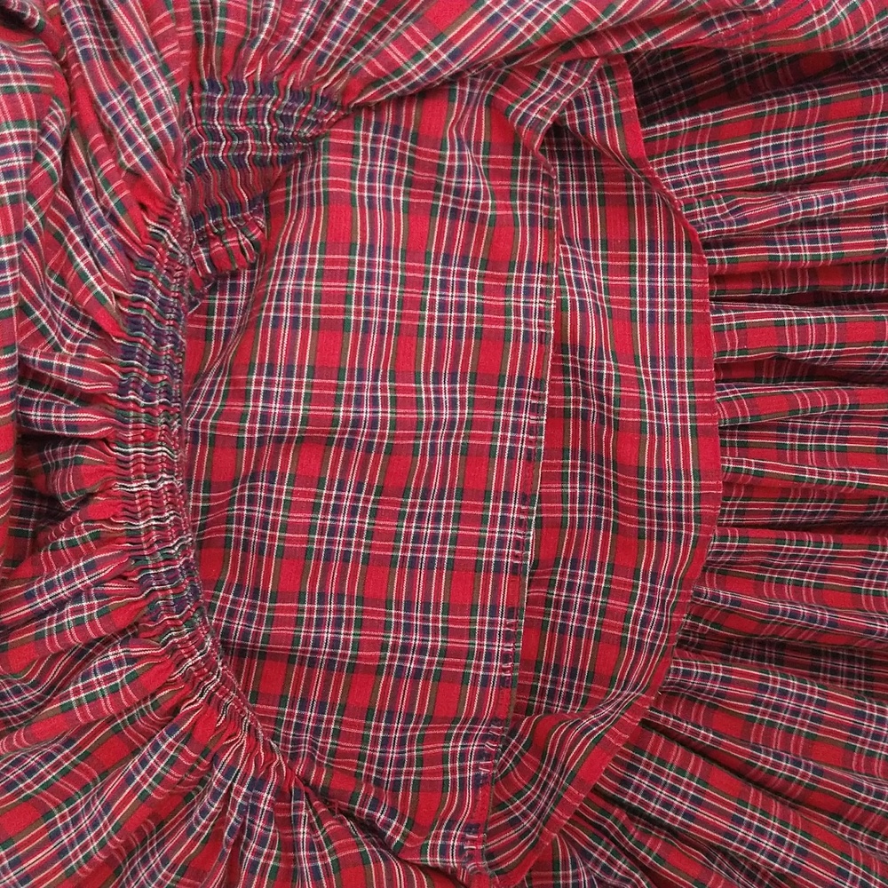 Toddler Girl Red Plaid Dress - Picture 6 of 6